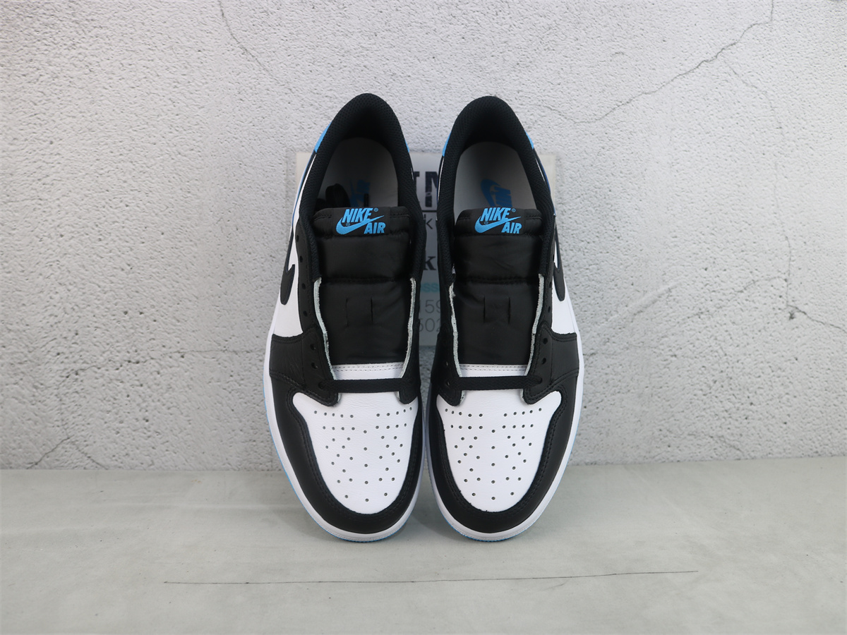 LJR Batch Air Jordan 1 Retro Low OG Black Dark Powder Blue CZ0790-104